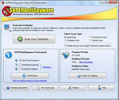 SUPERAntiSpyware Professional 5.7.1014 Multilingual SUPERAntiSpyware Professional 5.7.1014 Multilingual