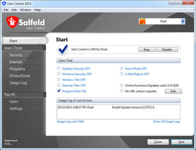 User Control 2013 13.587 User Control 2013 13.587