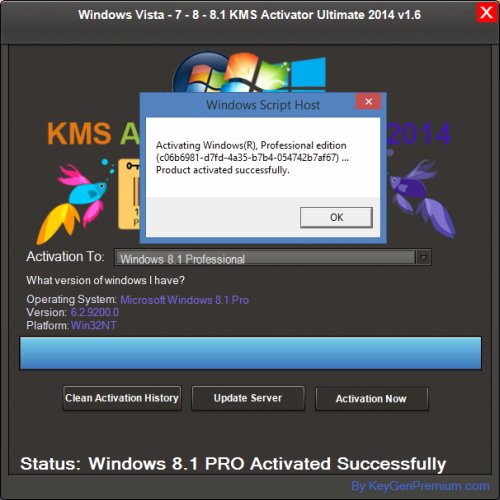 Windows Vista - 7 - 8 - 8.1 KMS Activator Ultimate 2014 v1.7 Windows Vista - 7 - 8 - 8.1 KMS Activator Ultimate 2014 v1.7