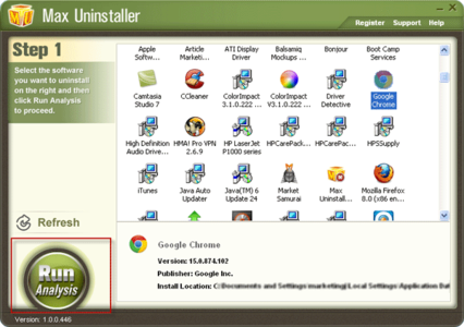 Max Uninstaller 2.1.0.1078 Max Uninstaller 2.1.0.1078