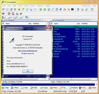 EF Commander 9.71 + Portable