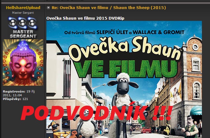 Re: Ovečka Shaun ve filmu / Shaun the Sheep (2015)