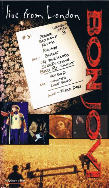 Bon Jovi - Live From London (1995)