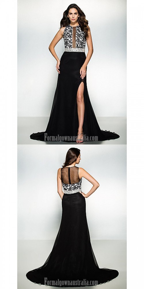 Australia-Formal-Evening-Dress-Black-A-line-Jewel-Court-Train-Chiffon-Lace.jpg