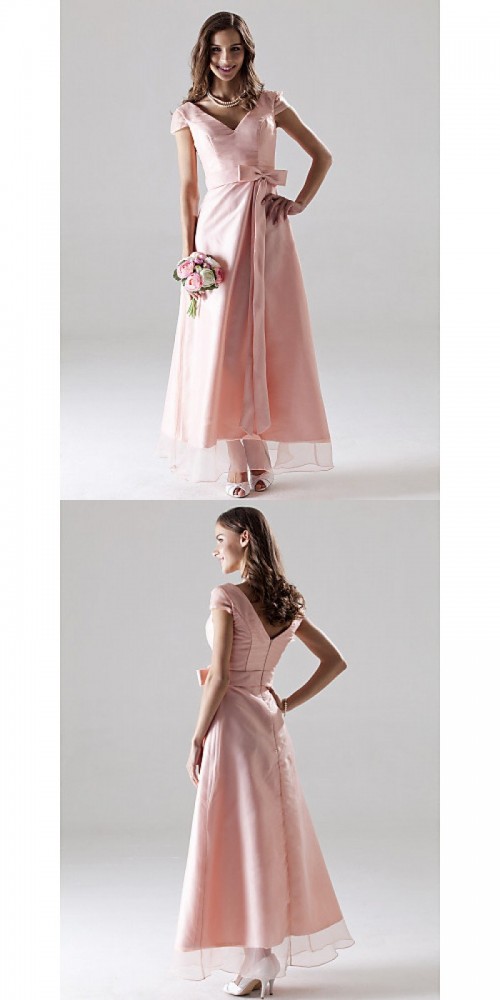 Bridesmaid-Dresses---Ankle-length-Organza-Bridesmaid-Dress-A-line-V-neck-Plus-Size-Petite-with-Bow-Sash-Ribbon.jpg