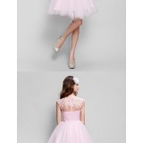Australia-Cocktail-Party-Dress-Blushing-Pink-Plus-Sizes-Dresses-Petite-Ball-Gown-Jewel-Short-Knee-length-Tulle