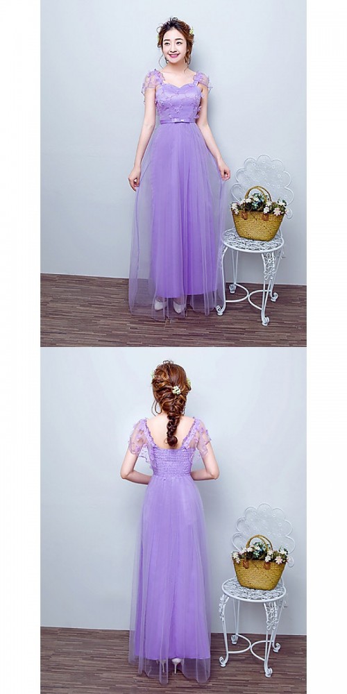 Bridesmaid Dresses - Ankle-length Satin Tulle Bridesmaid Dress A-line Straps with Bow Embroidery
https://www.udressme.co.nz/ball-dresses.html