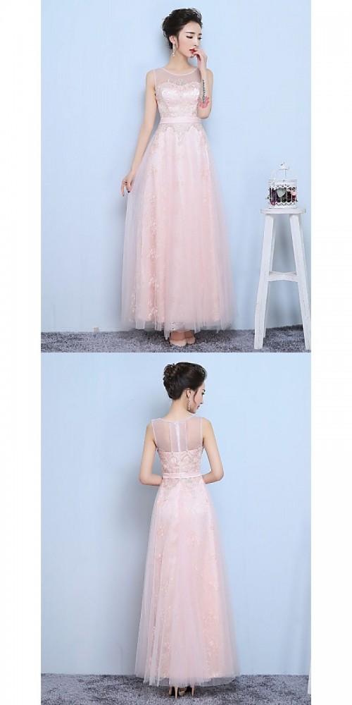 Bridesmaid Dresses - Ankle-length Tulle Bridesmaid Dress A-line Jewel with Ruffles
https://www.udressme.co.nz/
