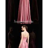 Australia-Formal-Evening-Dress-Black-Candy-Pink-Ball-Gown-Strapless-Long-Floor-length-Satin