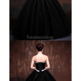 Australia-Formal-Evening-Dress-Black-Daffodil-Petite-Ball-Gown-Sweetheart-Long-Floor-length-Lace-Dress-Satin-Tulle-Polyester